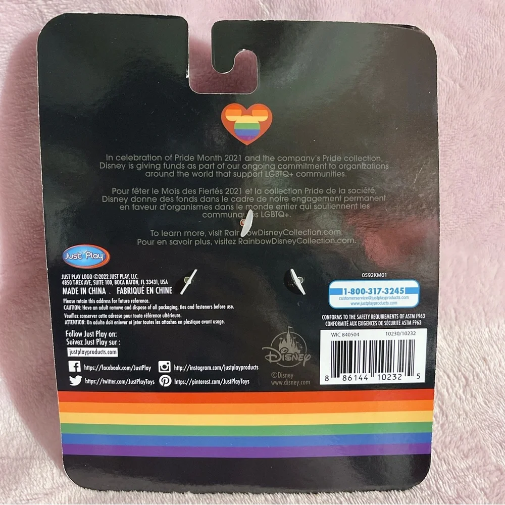 Disney Minnie Mouse Rainbow Collection Minnie Plush Clip - Picture 5 of 7